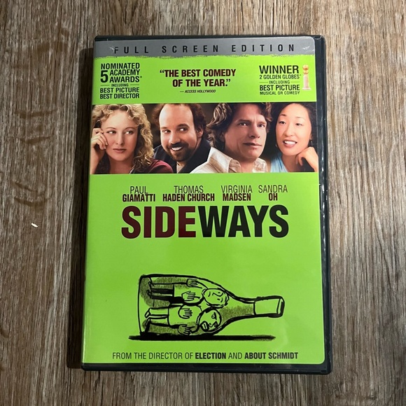 Fox Searchlight Other - Sideways - DVD - Paul Giammati - Sandra Oh - Comedy - R - Merlot - Wine Country